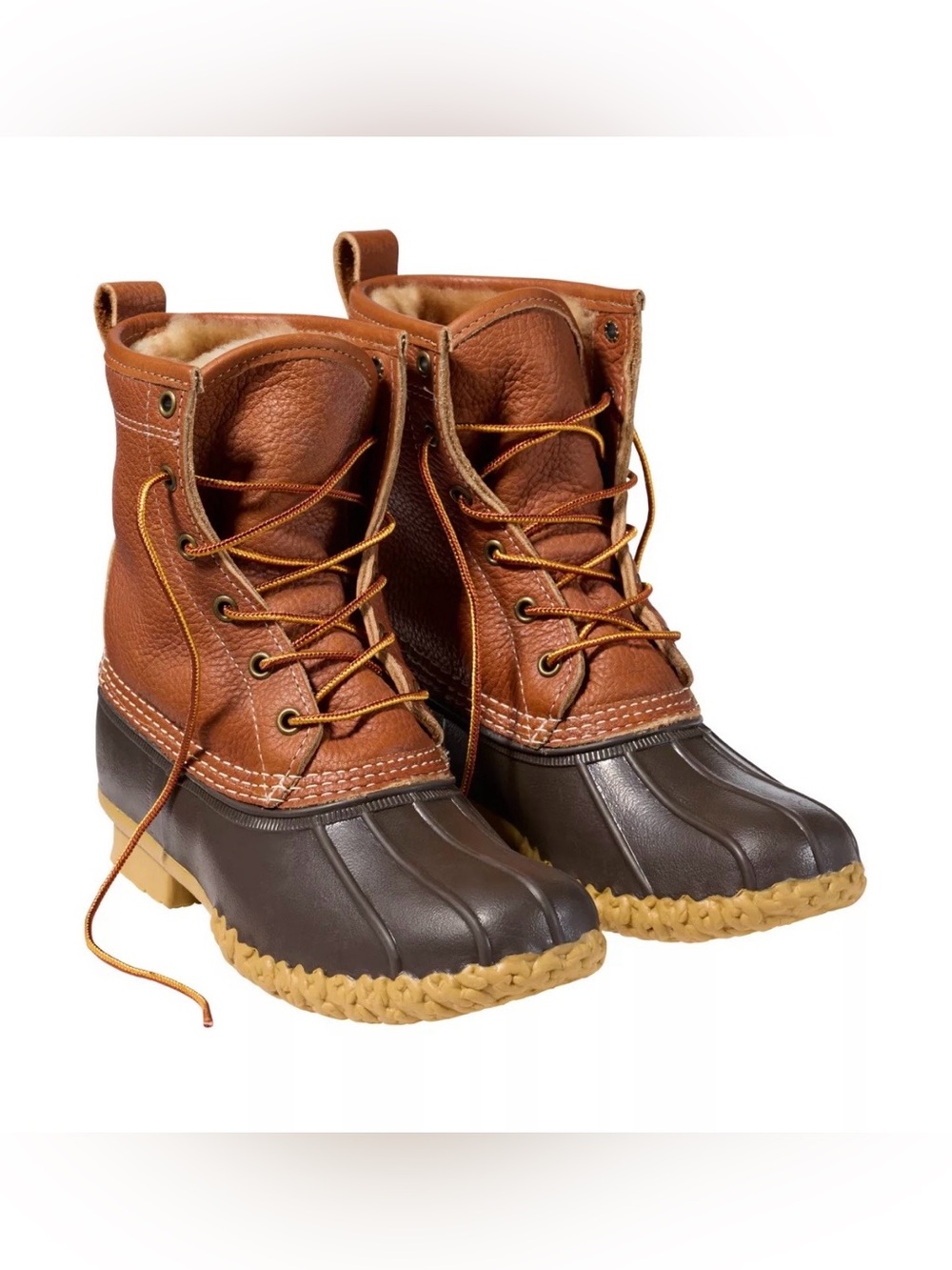 L.L. Bean Shearling-Lined Bean Boots NIB/NWT
